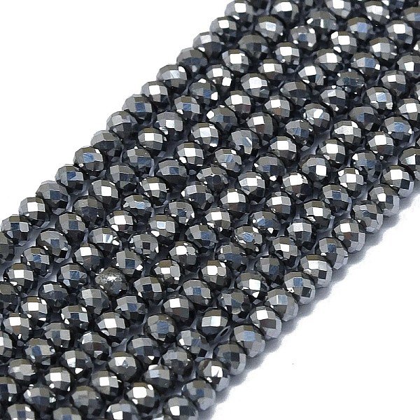PandaHall Terahertz Stone Beads Strands, Faceted, Rondelle, 2~2.5x2mm, Hole: 0.5mm, about 223~226pcs/strand, 14.96~15.16 inch(38~38.5cm)...
PandaHall Terahertz Stone Beads Strands, Faceted, Rondelle, 2~2.5x2mm, Hole: 0.5mm, about 223~226pcs/strand, 14.96~15.16 inch(38~38.5cm)...