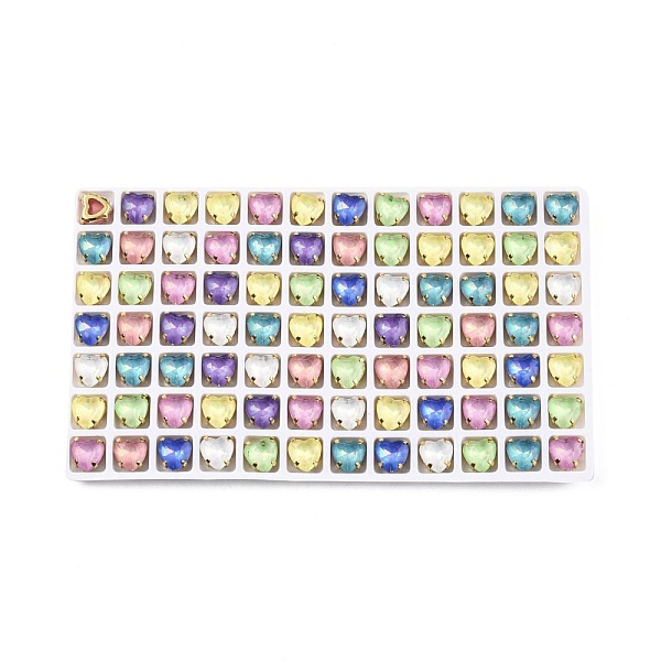 PandaHall Aurora(JM) Sew on Rhinestone, Faceted Glass Rhinestone, Multi-Strand Links, with Golden Tone Brass Settings, Heart, Mixed Color..., Multicolor
PandaHall Aurora(JM) Sew on Rhinestone, Faceted Glass Rhinestone, Multi-Strand Links, with Golden Tone Brass Settings, Heart, Mixed Color..., Multicolor