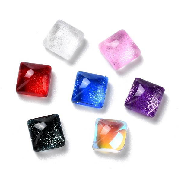 PandaHall Electroplate Glass Cabochons, Transparent, Faceted, Square, Mixed Color, 6x6x3.5mm Glass Square Multicolor
PandaHall Electroplate Glass Cabochons, Transparent, Faceted, Square, Mixed Color, 6x6x3.5mm Glass Square Multicolor