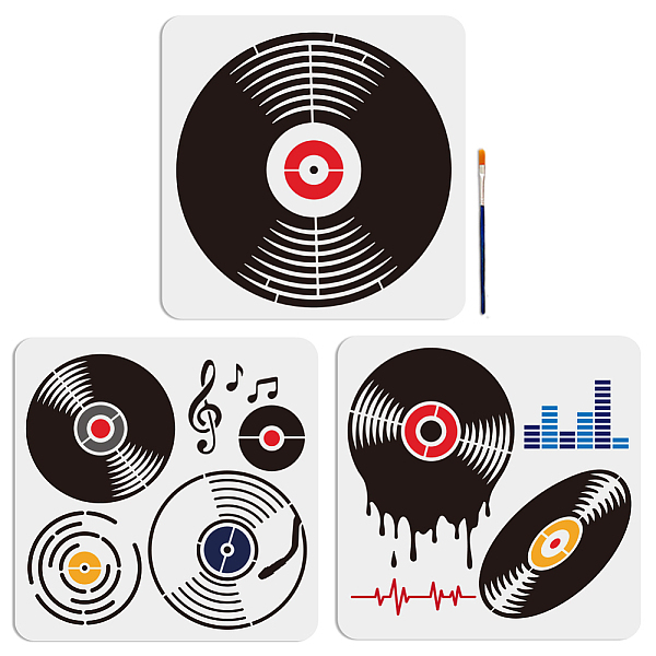 PandaHall MAYJOYDIY US 1 Set PET Hollow Out Drawing Painting Stencils, for DIY Scrapbook, Photo Album, with 1Pc Art Paint Brushes, Record...
PandaHall MAYJOYDIY US 1 Set PET Hollow Out Drawing Painting Stencils, for DIY Scrapbook, Photo Album, with 1Pc Art Paint Brushes, Record...