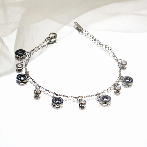 PandaHall Elegant Stainless Steel Chain Bracelet for Women, Perfect Daily Wear Gift, Stainless Steel Color Stainless Steel
PandaHall Elegant Stainless Steel Chain Bracelet for Women, Perfect Daily Wear Gift, Stainless Steel Color Stainless Steel