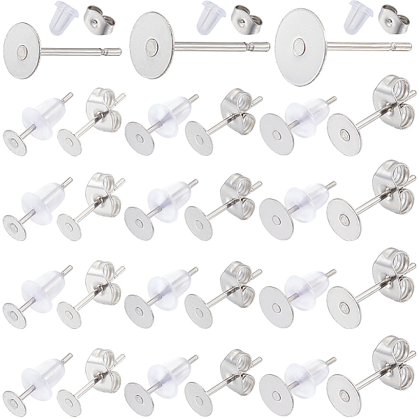 PandaHall SUNNYCLUE 1 Box 900Pcs 4mm 5mm 6mm 304 Stainless Steel Earring Post Silver Earring Posts Flat Round Blank Tray Clear Earrings...
PandaHall SUNNYCLUE 1 Box 900Pcs 4mm 5mm 6mm 304 Stainless Steel Earring Post Silver Earring Posts Flat Round Blank Tray Clear Earrings...