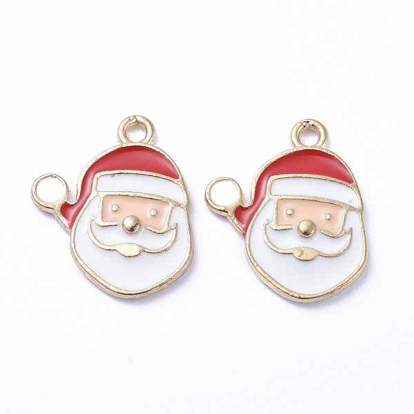 PandaHall Golden Plated Alloy Enamel Pendants, for Christmas, Santa Claus, White, 16x14x1mm, Hole: 1mm Alloy+Enamel Human White
PandaHall Golden Plated Alloy Enamel Pendants, for Christmas, Santa Claus, White, 16x14x1mm, Hole: 1mm Alloy+Enamel Human White