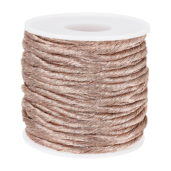 PandaHall BENECREAT 19.14 Yards/17.5m Metallic Macrame Cord, 3mm Champagne Color Twist Metallic Thread Jewelry Thread Craft String for..., Orange
PandaHall BENECREAT 19.14 Yards/17.5m Metallic Macrame Cord, 3mm Champagne Color Twist Metallic Thread Jewelry Thread Craft String for..., Orange