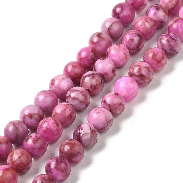 PandaHall Natural Dyed White Jade Beads Strands, Round, Orchid, 6~7mm, Hole: 0.8mm, about 57~64pcs/strand, 14.33''~15''(36.4~38.1cm) White..., Purple
PandaHall Natural Dyed White Jade Beads Strands, Round, Orchid, 6~7mm, Hole: 0.8mm, about 57~64pcs/strand, 14.33''~15''(36.4~38.1cm) White..., Purple