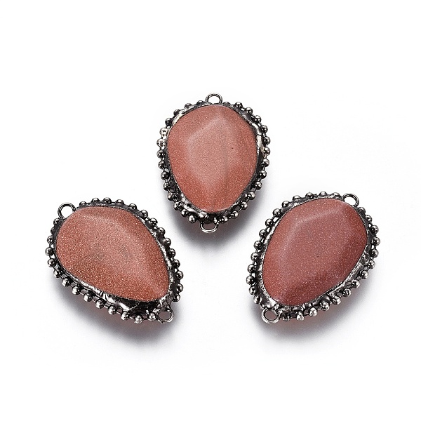 PandaHall Synthetic Goldstone Links connectors, with Brass Findings, Faceted, Oval, Antique Silver, 44~51x27~34x7~9mm, Hole: 2.5~3mm...
PandaHall Synthetic Goldstone Links connectors, with Brass Findings, Faceted, Oval, Antique Silver, 44~51x27~34x7~9mm, Hole: 2.5~3mm...