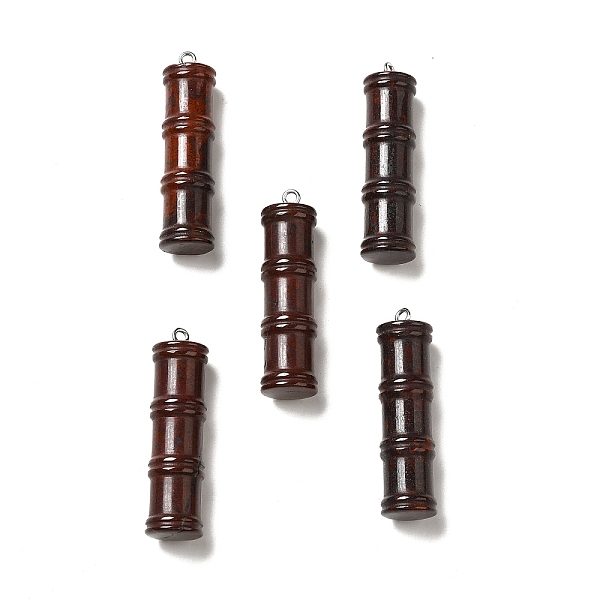 PandaHall Natural Brecciated Jasper Pendants, Bamboo Stick Charms, with Stainless Steel Color Tone 304 Stainless Steel Loops, 45x12.5mm...
PandaHall Natural Brecciated Jasper Pendants, Bamboo Stick Charms, with Stainless Steel Color Tone 304 Stainless Steel Loops, 45x12.5mm...