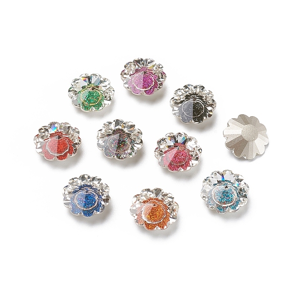 PandaHall Glass Rhinestone Cabochons, Pointed Back & Back Plated, Daisy, Mixed Color, 20x10mm Glass Rhinestone Flower Multicolor
PandaHall Glass Rhinestone Cabochons, Pointed Back & Back Plated, Daisy, Mixed Color, 20x10mm Glass Rhinestone Flower Multicolor