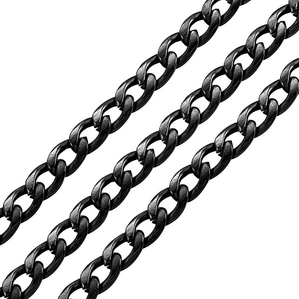 PandaHall 304 Stainless Steel Twisted Chains, Curb Chains, Unwelded, with Spool, Electrophoresis Black, 9x6x1mm, about 32.8 Feet(10m)/roll...
PandaHall 304 Stainless Steel Twisted Chains, Curb Chains, Unwelded, with Spool, Electrophoresis Black, 9x6x1mm, about 32.8 Feet(10m)/roll...