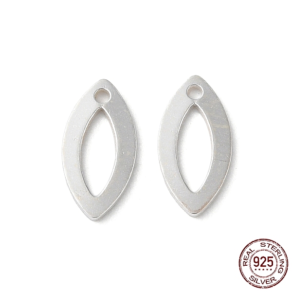 PandaHall 925 Sterling Silver Horses Eye Chain Extender Drops, Chain Tabs, Silver, 10x5x0.6mm, Hole: 0.9mm Sterling Silver Horse Eye
PandaHall 925 Sterling Silver Horses Eye Chain Extender Drops, Chain Tabs, Silver, 10x5x0.6mm, Hole: 0.9mm Sterling Silver Horse Eye