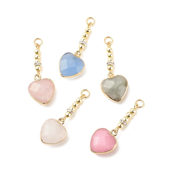 PandaHall Natural Gemstone Pendants, with Electroplate Non-magnetic Synthetic Hematites and Chain, Faceted Heart, Golden, 39mm, Jump Ring...
PandaHall Natural Gemstone Pendants, with Electroplate Non-magnetic Synthetic Hematites and Chain, Faceted Heart, Golden, 39mm, Jump Ring...