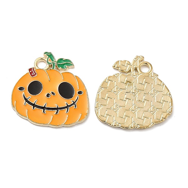 PandaHall Halloween Theme Alloy Enamel Pendants, Golden, Pumpkin, 19.5x19.5x1mm, Hole: 2mm Alloy+Enamel Pumpkin Orange
PandaHall Halloween Theme Alloy Enamel Pendants, Golden, Pumpkin, 19.5x19.5x1mm, Hole: 2mm Alloy+Enamel Pumpkin Orange