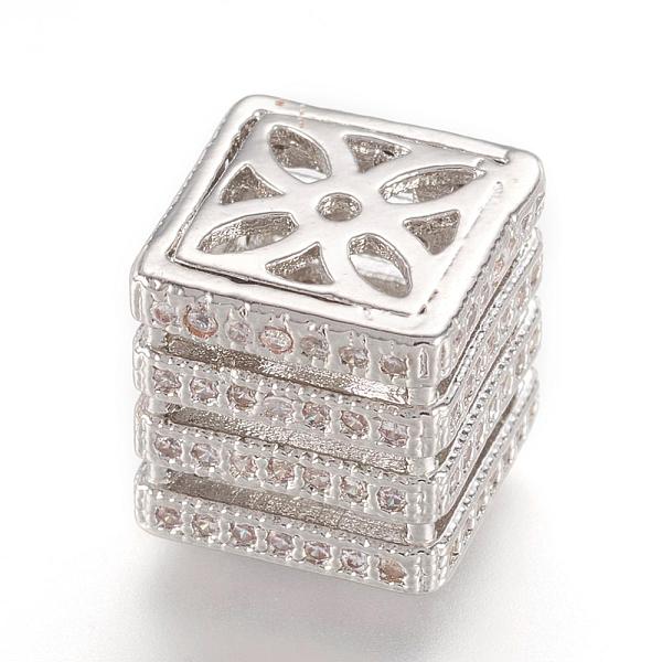 PandaHall Brass Micro Pave Cubic Zirconia Beads, Real Platinum Plated, Cube, 10.5x10.5x10.5mm, Hole: 1mm Brass+Cubic Zirconia Cube
PandaHall Brass Micro Pave Cubic Zirconia Beads, Real Platinum Plated, Cube, 10.5x10.5x10.5mm, Hole: 1mm Brass+Cubic Zirconia Cube