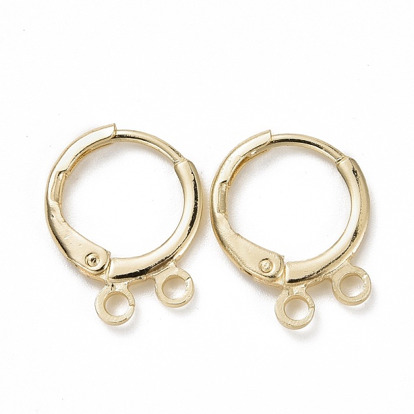 PandaHall Brass Hugggie Hoop Earrings, with 2 Loops, Golden, 12 Gauge, 14x11.5x2mm, Pin: 0.8mm, Hole: 1.5mm Brass
PandaHall Brass Hugggie Hoop Earrings, with 2 Loops, Golden, 12 Gauge, 14x11.5x2mm, Pin: 0.8mm, Hole: 1.5mm Brass