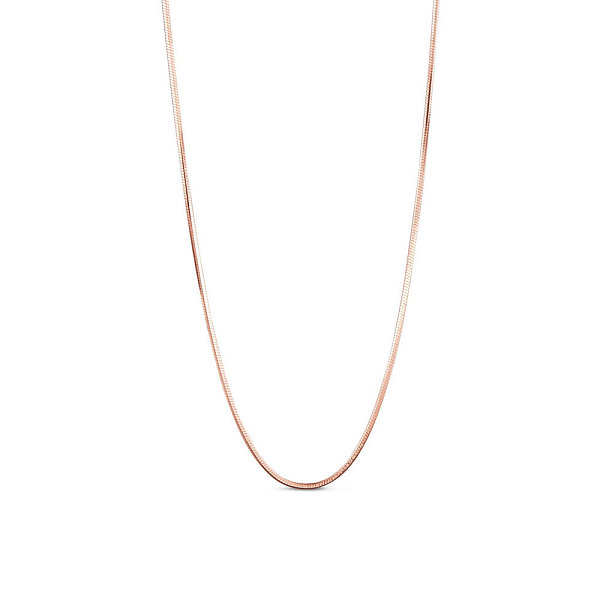 PandaHall SHEGRACE 925 Sterling Silver Snake Chain Necklaces, with S925 Stamp, Rose Gold, 17.7 inch(45cm)0.8mm Sterling Silver
PandaHall SHEGRACE 925 Sterling Silver Snake Chain Necklaces, with S925 Stamp, Rose Gold, 17.7 inch(45cm)0.8mm Sterling Silver