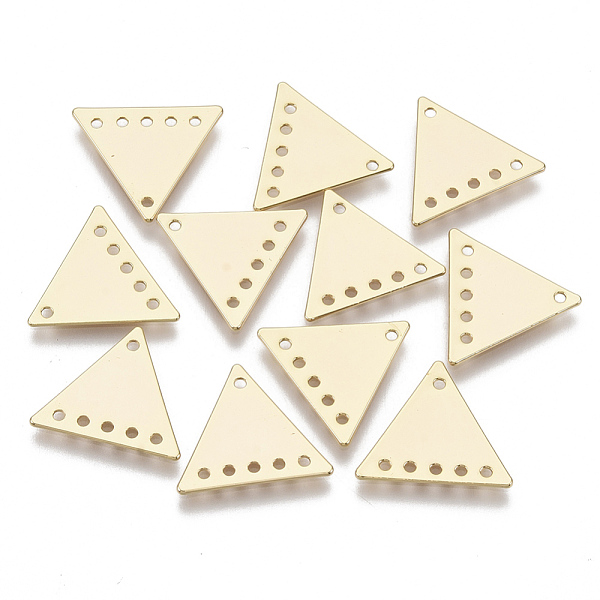 PandaHall Brass Chandelier Component Links, Nickel Free, Triangle, Real 18K Gold Plated, 13.5x15.5x1mm, Hole: 1mm Brass Triangle
PandaHall Brass Chandelier Component Links, Nickel Free, Triangle, Real 18K Gold Plated, 13.5x15.5x1mm, Hole: 1mm Brass Triangle
