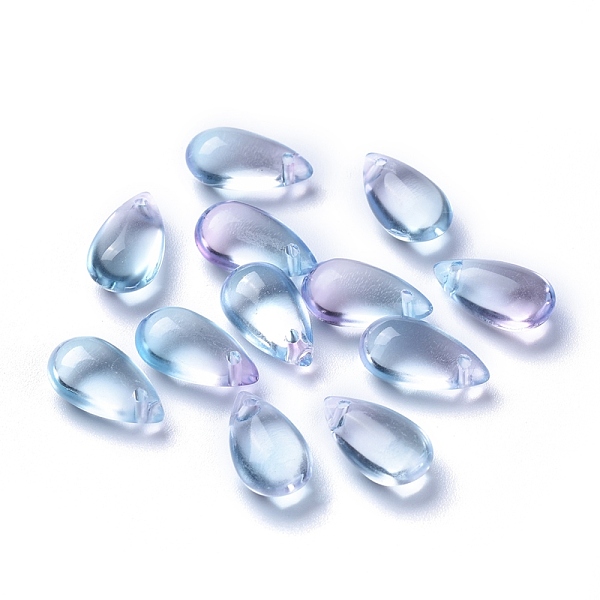 PandaHall Transparent Glass Charms, Dyed & Heated, Teardrop, Sky Blue, 13.5x8x5.5mm, Hole: 1mm Glass Teardrop
PandaHall Transparent Glass Charms, Dyed & Heated, Teardrop, Sky Blue, 13.5x8x5.5mm, Hole: 1mm Glass Teardrop