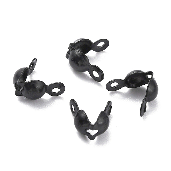 PandaHall 304 Stainless Steel Bead Tips, Electrophoresis Black, 8x4mm, Hole: 1mm 304 Stainless Steel
PandaHall 304 Stainless Steel Bead Tips, Electrophoresis Black, 8x4mm, Hole: 1mm 304 Stainless Steel
