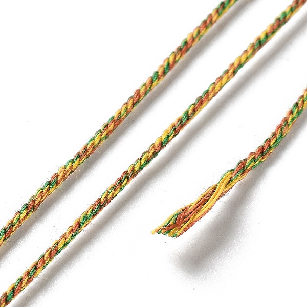 PandaHall Polyester Twisted Cord, Round, for DIY Jewelry Making, Yellow, 1.2mm, about 38.28 Yards(35m)/Roll Polyester Yellow
PandaHall Polyester Twisted Cord, Round, for DIY Jewelry Making, Yellow, 1.2mm, about 38.28 Yards(35m)/Roll Polyester Yellow
