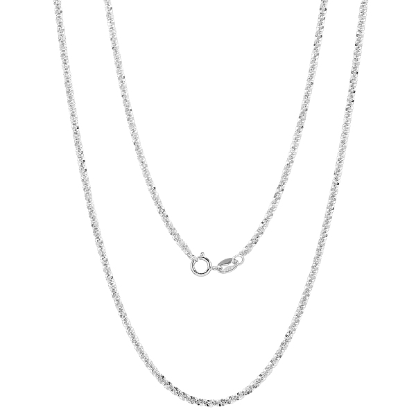 PandaHall 925 Sterling Silver Thin Dainty Link Chain Necklace for Women Men, Silver, 23.62 inch(60cm) Sterling Silver
PandaHall 925 Sterling Silver Thin Dainty Link Chain Necklace for Women Men, Silver, 23.62 inch(60cm) Sterling Silver