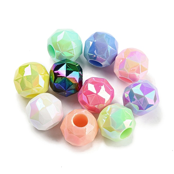 PandaHall UV Plating Rainbow Iridescent Acrylic European Beads, Large Hole Beads, Round, Mixed Color, 14.5x13mm, Hole: 6mm Acrylic Round..., Multicolor
PandaHall UV Plating Rainbow Iridescent Acrylic European Beads, Large Hole Beads, Round, Mixed Color, 14.5x13mm, Hole: 6mm Acrylic Round..., Multicolor