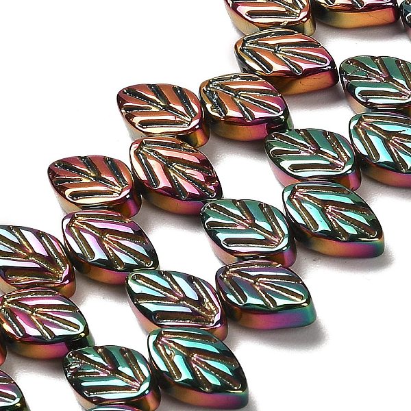 PandaHall Electroplate Glass Beads Strands, Leaf, Coconut Brown, 11x7x4mm, Hole: 0.8mm, about 100pcs/strand, 23.15~23.50''(58.8~59.7cm)...
PandaHall Electroplate Glass Beads Strands, Leaf, Coconut Brown, 11x7x4mm, Hole: 0.8mm, about 100pcs/strand, 23.15~23.50''(58.8~59.7cm)...