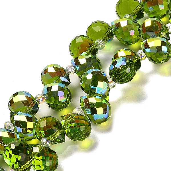 PandaHall Electroplate Glass Beads Strands, Teardrop, Green, 10~11x8mm, Hole: 1mm, about 96~98pcs/strand, 26.97''~27.17''(68.5~69cm) Glass...
PandaHall Electroplate Glass Beads Strands, Teardrop, Green, 10~11x8mm, Hole: 1mm, about 96~98pcs/strand, 26.97''~27.17''(68.5~69cm) Glass...