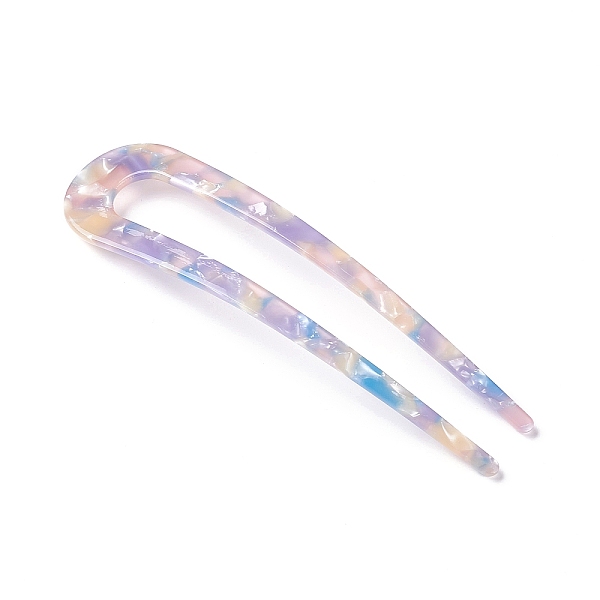 PandaHall Cellulose Acetate(Resin) Hair Forks, U-shaped, Lilac, 110x28x3mm Cellulose Acetate Purple
PandaHall Cellulose Acetate(Resin) Hair Forks, U-shaped, Lilac, 110x28x3mm Cellulose Acetate Purple