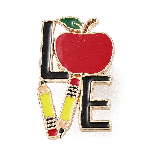 PandaHall Teacher's Day Theme Rack Plating Light Gold Alloy Brooches, Enamel Pins, Word, 26x15.5x1.5mm Alloy+Enamel Word
PandaHall Teacher's Day Theme Rack Plating Light Gold Alloy Brooches, Enamel Pins, Word, 26x15.5x1.5mm Alloy+Enamel Word