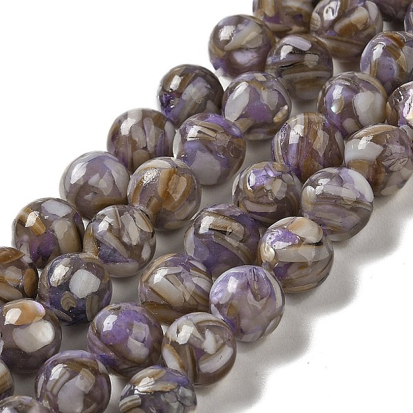 PandaHall Freshwater Shell Beads Strands, with Resin, Round, Dyed, Lilac, 8mm, Hole: 1mm, about 47~48pcs/strand, 15.55~15.75 inch(39.5~40cm)..., Purple
PandaHall Freshwater Shell Beads Strands, with Resin, Round, Dyed, Lilac, 8mm, Hole: 1mm, about 47~48pcs/strand, 15.55~15.75 inch(39.5~40cm)..., Purple