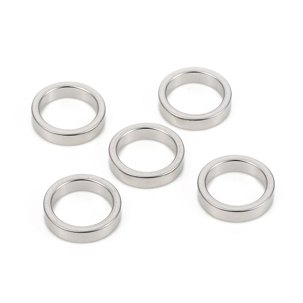 PandaHall 304 Stainless Steel Beads, Large Hole Beads, Ring, Stainless Steel Color, 17.8x3.9mm, Hole: 13.8mm 304 Stainless Steel Ring
PandaHall 304 Stainless Steel Beads, Large Hole Beads, Ring, Stainless Steel Color, 17.8x3.9mm, Hole: 13.8mm 304 Stainless Steel Ring