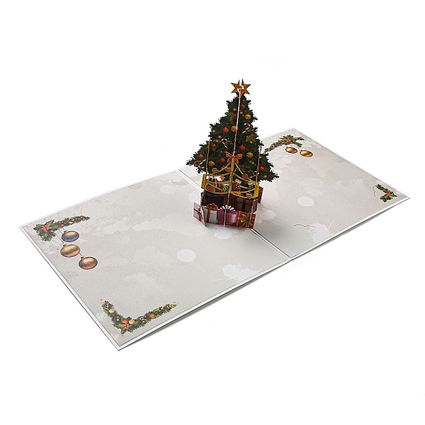 PandaHall 3D Christmas Tree Pop Up Paper Greeting Card, with Square Envelope, Christmas Day Invitation Card, Dark Olive Green, 300x150x118mm...
PandaHall 3D Christmas Tree Pop Up Paper Greeting Card, with Square Envelope, Christmas Day Invitation Card, Dark Olive Green, 300x150x118mm...