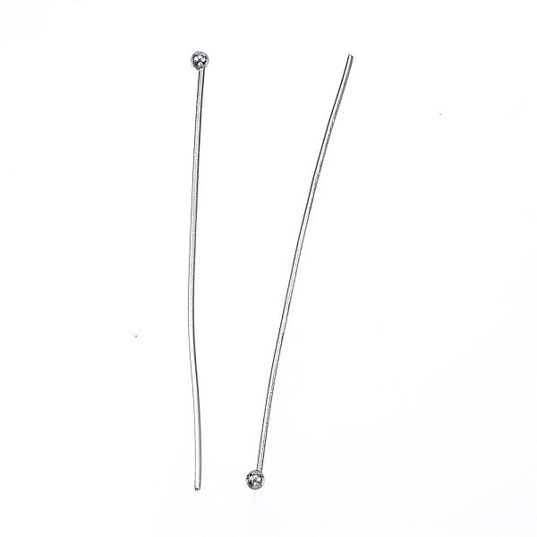 PandaHall 304 Stainless Steel Ball Head pins, Stainless Steel Color, 50mm, Pin: 0.7mm, 21 Gauge, Head: 2mm 304 Stainless Steel
PandaHall 304 Stainless Steel Ball Head pins, Stainless Steel Color, 50mm, Pin: 0.7mm, 21 Gauge, Head: 2mm 304 Stainless Steel