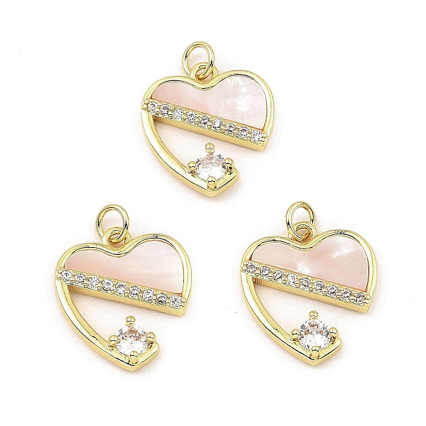 PandaHall Rack Plating Real 18K Gold Plated Brass Pendants, with Cubic Zirconia and Shell, Long-Lasting Plated, Lead Free & Cadmium Free...
PandaHall Rack Plating Real 18K Gold Plated Brass Pendants, with Cubic Zirconia and Shell, Long-Lasting Plated, Lead Free & Cadmium Free...