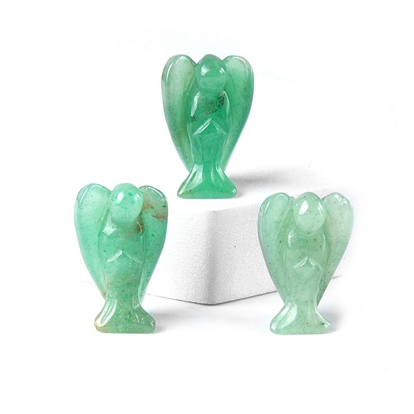 PandaHall Natural Green Aventurine Carved Healing Angel Figurines, Reiki Energy Stone Display Decorations, 24.5~28x17.5~19.5mm Green...
PandaHall Natural Green Aventurine Carved Healing Angel Figurines, Reiki Energy Stone Display Decorations, 24.5~28x17.5~19.5mm Green...