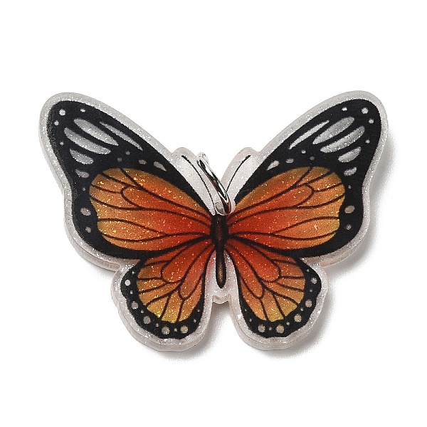 PandaHall Opaque Acrylic Pendants, with Platinum Iron Jump Ring, Butterfly Charms, Chocolate, 26.8x36.2x4mm, Hole: 5.2mm Acrylic Butterfly..., Brown
PandaHall Opaque Acrylic Pendants, with Platinum Iron Jump Ring, Butterfly Charms, Chocolate, 26.8x36.2x4mm, Hole: 5.2mm Acrylic Butterfly..., Brown