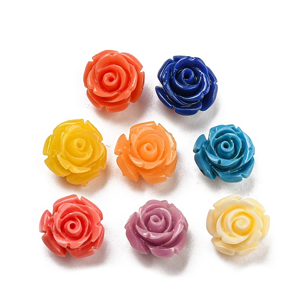 PandaHall Synthetic Coral Beads, Dyed, Rose, Mixed Color, 11.5x5mm, Hole: 0.8mm Synthetic Coral Flower Multicolor
PandaHall Synthetic Coral Beads, Dyed, Rose, Mixed Color, 11.5x5mm, Hole: 0.8mm Synthetic Coral Flower Multicolor