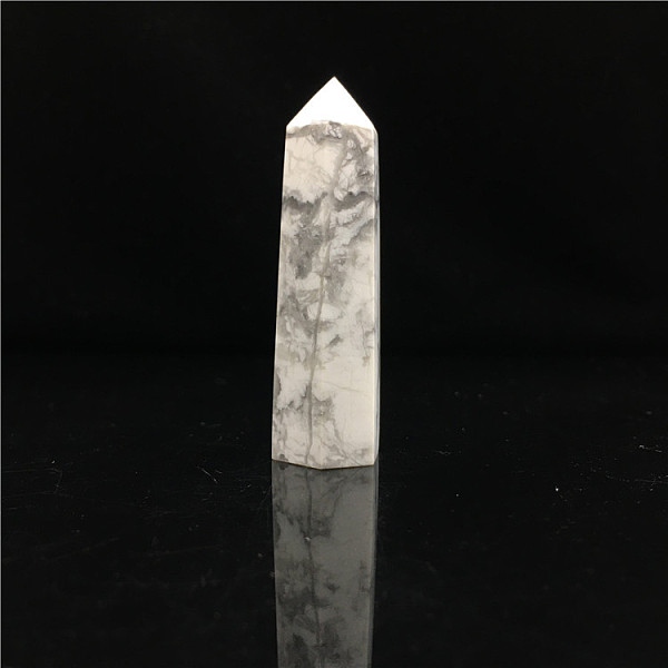 PandaHall Point Tower Natural Howlite Home Display Decoration, Healing Stone Wands, for Reiki Chakra Meditation Therapy Decos, Hexagon Prism...
PandaHall Point Tower Natural Howlite Home Display Decoration, Healing Stone Wands, for Reiki Chakra Meditation Therapy Decos, Hexagon Prism...