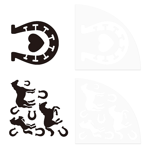 PandaHall AHANDMAKER 2 Pcs Horse Acrylic Sleeve Stencil, Plastic Painting Stencil Reusable Art Templates Print Template Reusable Bleached...
PandaHall AHANDMAKER 2 Pcs Horse Acrylic Sleeve Stencil, Plastic Painting Stencil Reusable Art Templates Print Template Reusable Bleached...