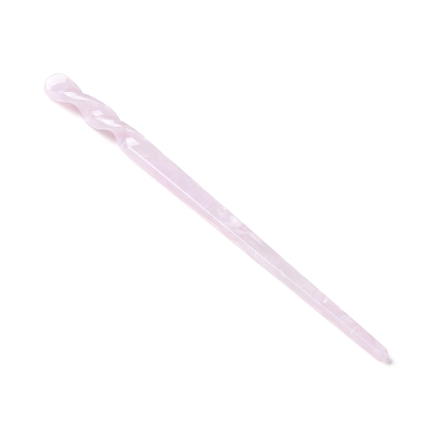 PandaHall Cellulose Acetate(Resin) Hair Sticks, Twist Bar Shape, Pearl Pink, 177x10x9.5mm Cellulose Acetate
PandaHall Cellulose Acetate(Resin) Hair Sticks, Twist Bar Shape, Pearl Pink, 177x10x9.5mm Cellulose Acetate