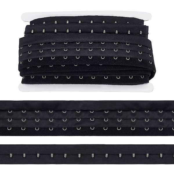 PandaHall FINGERINSPIRE 3.3 Yard Pair 3 Row Hook and Eye Tape Trim 49mm Wide Black Spacing Polyester Tape Ribbon with Hook and Eye Stainless...
PandaHall FINGERINSPIRE 3.3 Yard Pair 3 Row Hook and Eye Tape Trim 49mm Wide Black Spacing Polyester Tape Ribbon with Hook and Eye Stainless...