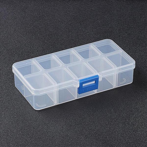 PandaHall Organizer Storage Plastic Box, Adjustable Dividers Boxes, Rectangle, White, 13.5x7x3cm, compartment: 3x2.5cm, 10 compartment/box...
PandaHall Organizer Storage Plastic Box, Adjustable Dividers Boxes, Rectangle, White, 13.5x7x3cm, compartment: 3x2.5cm, 10 compartment/box...