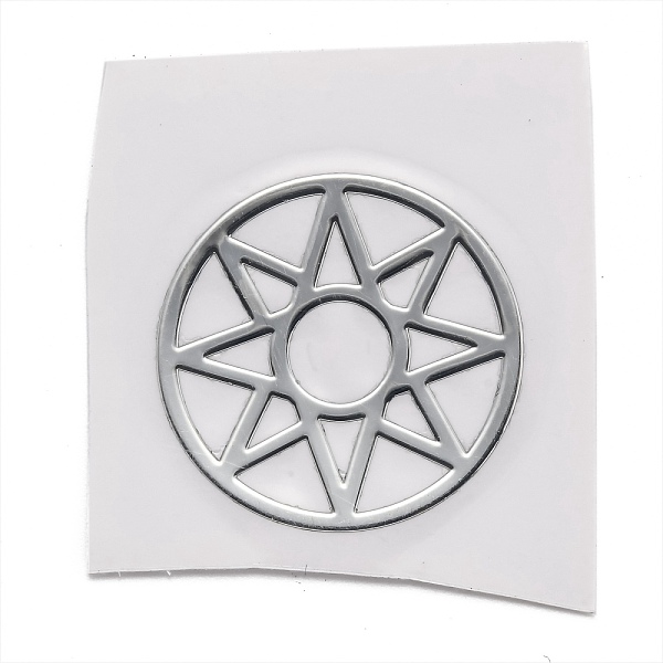 PandaHall Self Adhesive Brass Stickers, Scrapbooking Stickers, for Epoxy Resin Crafts, Ring & Star, Platinum, 2.6x0.05cm Brass Star
PandaHall Self Adhesive Brass Stickers, Scrapbooking Stickers, for Epoxy Resin Crafts, Ring & Star, Platinum, 2.6x0.05cm Brass Star