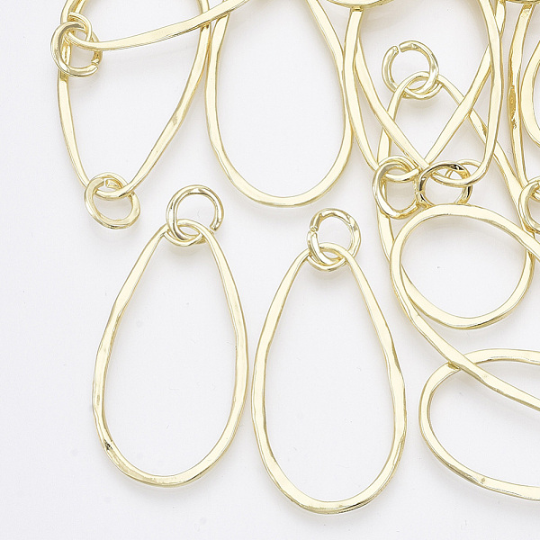 PandaHall Alloy Pendants, with Jump Rings, Teardrop, Light Gold, 47x26x2mm, Hole: 7mm, Jump Ring: 10x1mm Alloy Teardrop
PandaHall Alloy Pendants, with Jump Rings, Teardrop, Light Gold, 47x26x2mm, Hole: 7mm, Jump Ring: 10x1mm Alloy Teardrop