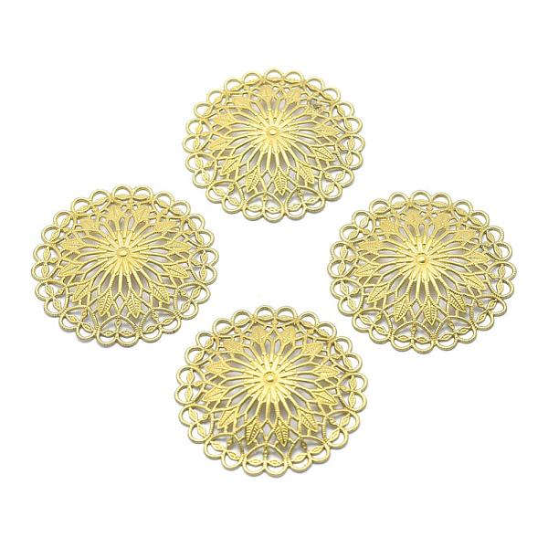PandaHall Brass Filigree Joiners, Lead Free & Cadmium Free & Nickel Free, Flat Round, Raw(Unplated), 37x5mm, Hole: 2mm Brass Flat Round
PandaHall Brass Filigree Joiners, Lead Free & Cadmium Free & Nickel Free, Flat Round, Raw(Unplated), 37x5mm, Hole: 2mm Brass Flat Round