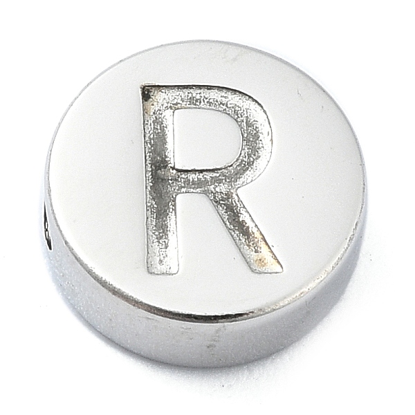 PandaHall 304 Stainless Steel Beads, Flat Round with Letter, Stainless Steel Color, Letter R, 8x3mm, Hole: 1.6mm 304 Stainless Steel Letter...
PandaHall 304 Stainless Steel Beads, Flat Round with Letter, Stainless Steel Color, Letter R, 8x3mm, Hole: 1.6mm 304 Stainless Steel Letter...
