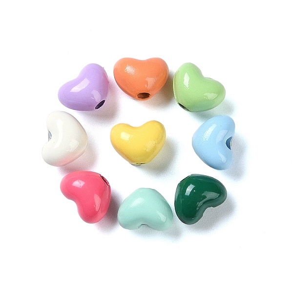 PandaHall Column Rack Plating Spray Painted Alloy Beads for Jewelry Making, Heart, 6.5x8x6mm, Hole: 1mm Alloy Heart Multicolor
PandaHall Column Rack Plating Spray Painted Alloy Beads for Jewelry Making, Heart, 6.5x8x6mm, Hole: 1mm Alloy Heart Multicolor