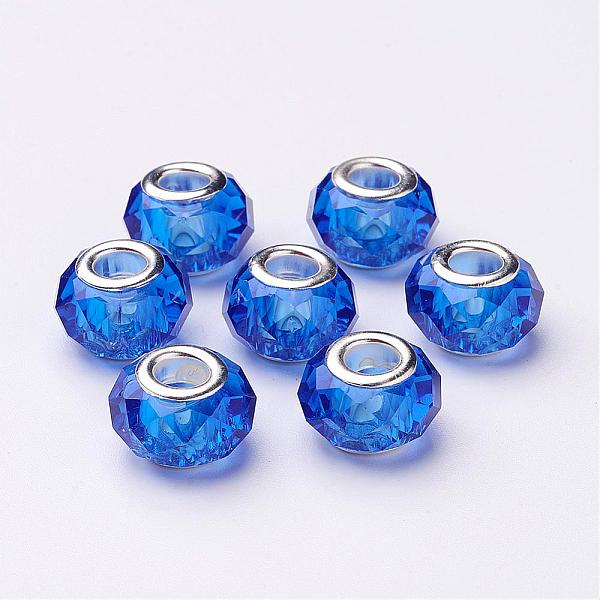 PandaHall Handmade Glass European Beads, Large Hole Beads, Silver Color Brass Core, Royal Blue, 14x8mm, Hole: 5mm Glass+Brass Core Rondelle...
PandaHall Handmade Glass European Beads, Large Hole Beads, Silver Color Brass Core, Royal Blue, 14x8mm, Hole: 5mm Glass+Brass Core Rondelle...