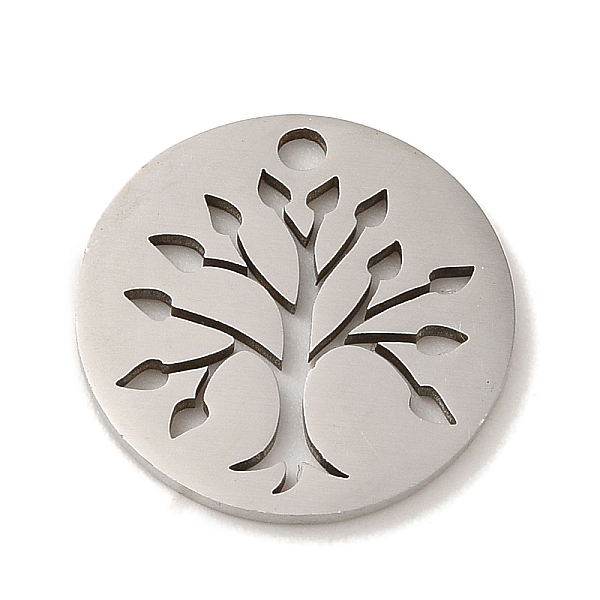 PandaHall 201 Stainless Steel Pendants, Laser Cut, Flat Round with Tree Charm, Stainless Steel Color, 16x1mm, Hole: 1.6mm 201 Stainless...
PandaHall 201 Stainless Steel Pendants, Laser Cut, Flat Round with Tree Charm, Stainless Steel Color, 16x1mm, Hole: 1.6mm 201 Stainless...