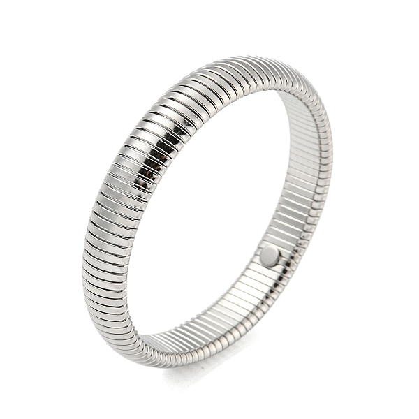 PandaHall 304 Stainless Steel Flat Snake Chain Bracelet, Stretch Bracelet, Stainless Steel Color, Inner Diameter: 2-1/2 inch(6.3cm), Wide...
PandaHall 304 Stainless Steel Flat Snake Chain Bracelet, Stretch Bracelet, Stainless Steel Color, Inner Diameter: 2-1/2 inch(6.3cm), Wide...